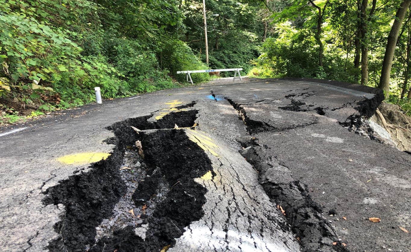 Unstable Roadway