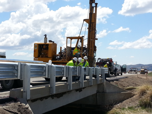 Bridge guard rail