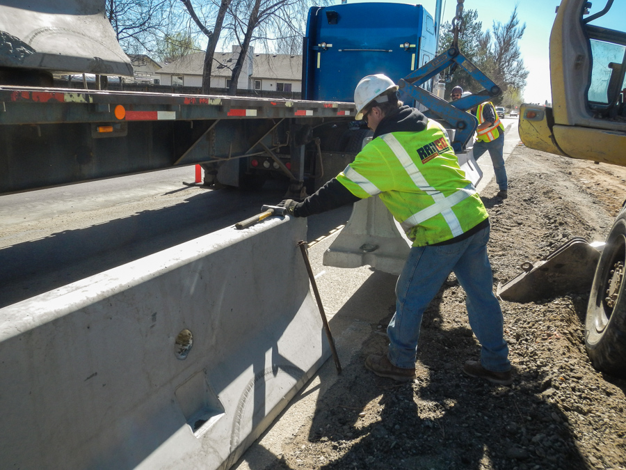 Concrete Barrier Installation