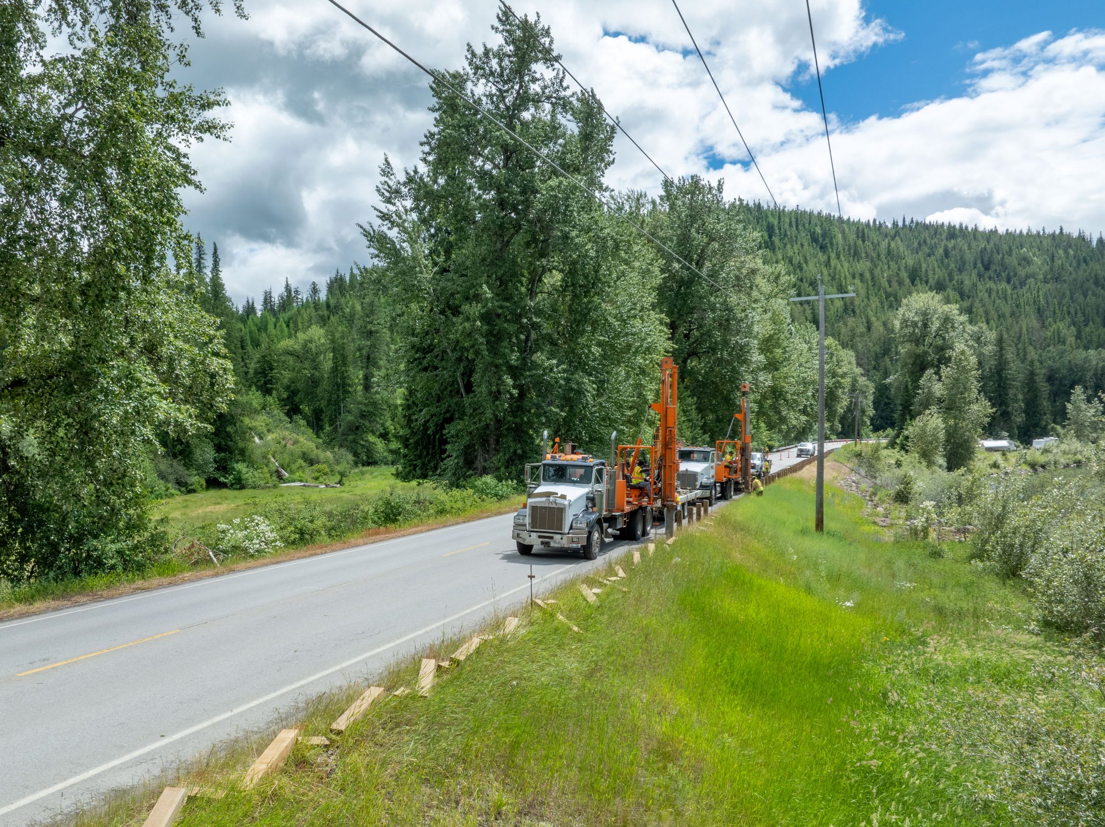 Timber Rail Install