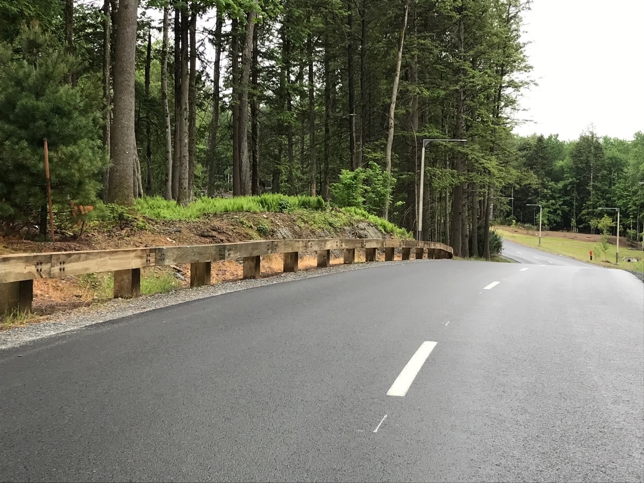 Timber rail/log rail