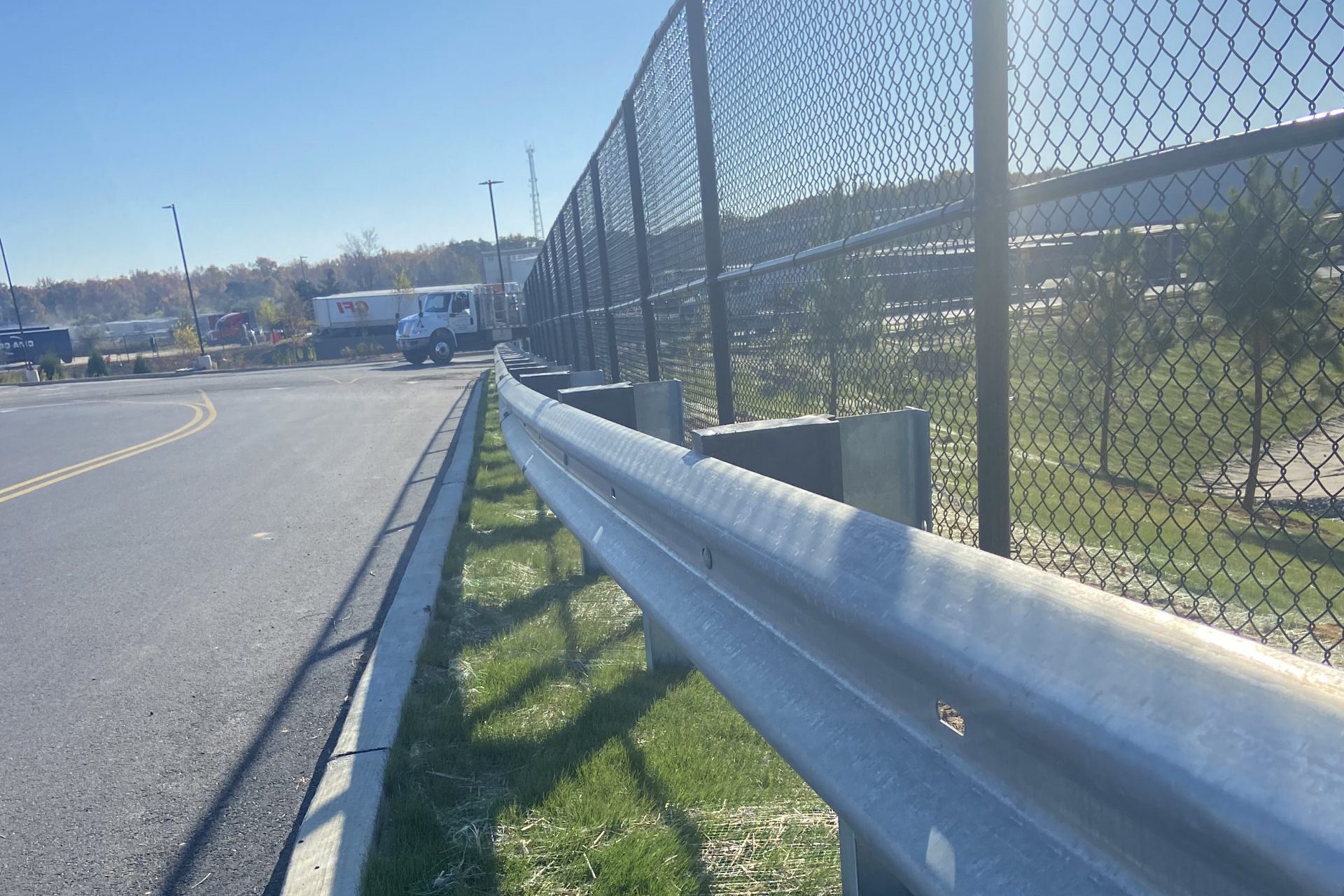 Guardrail and fencing